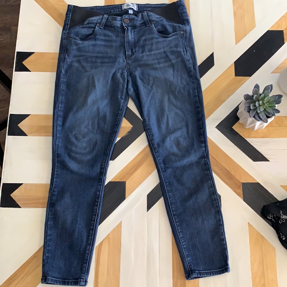 Paige denim verdugo crop maternity jeans 30 m l